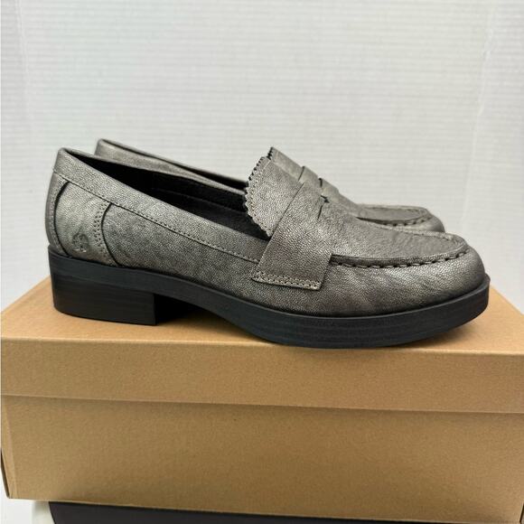 Lucky Brand LK-Floriss Womens 7.5M Pewter Chunky Loafer Flats Shoes 0310LK3146 - Picture 6 of 12